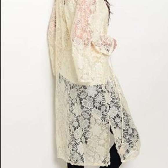 Ark & Co Bohemian Crochet Duster - Picture 4 of 8